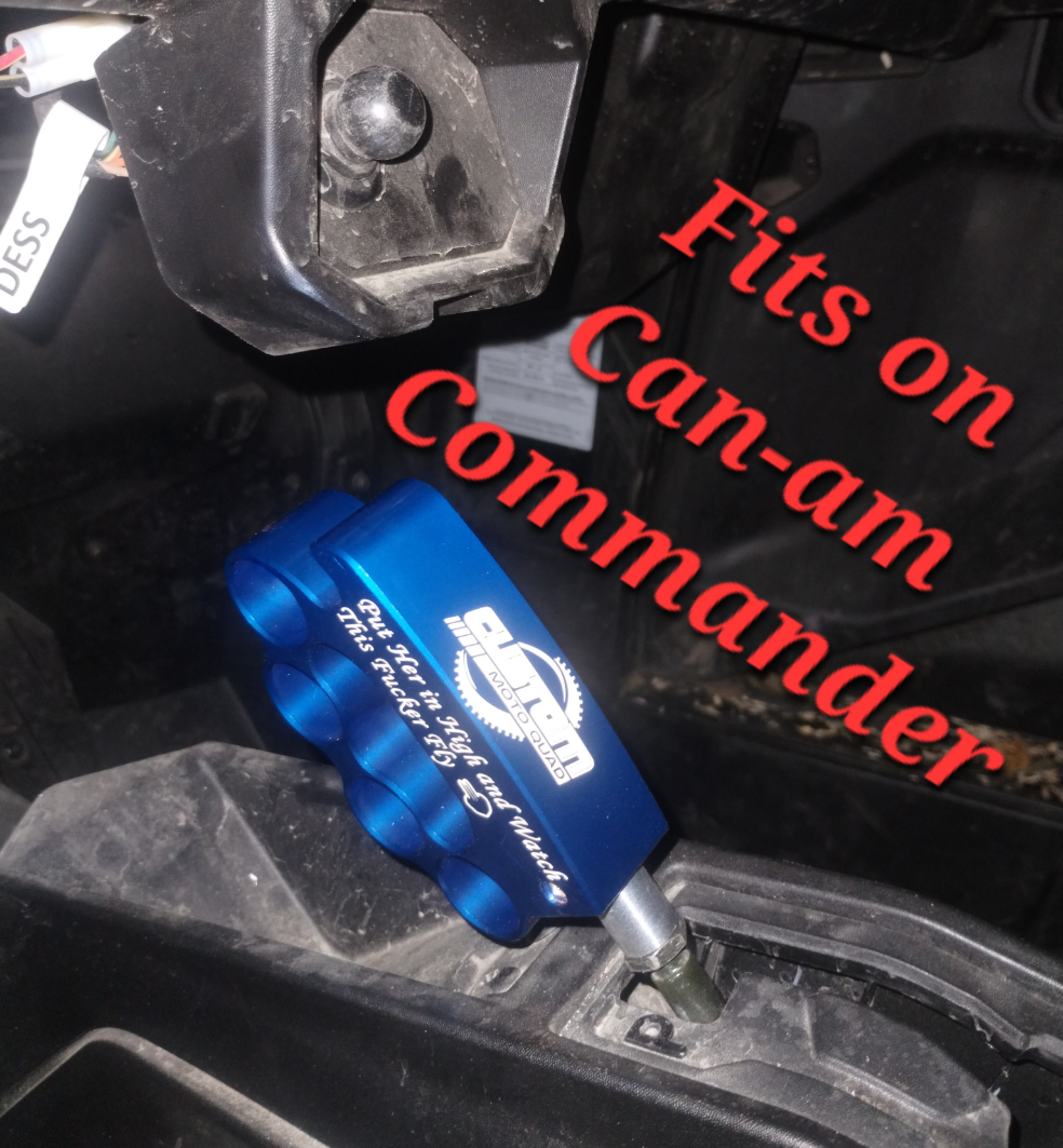 Pommeau de style poing américain édition CANAM (Outlander, Renegade, Commander)