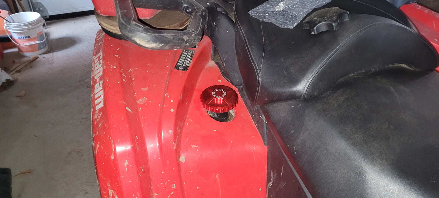 Canam Billet aluminum gas cap